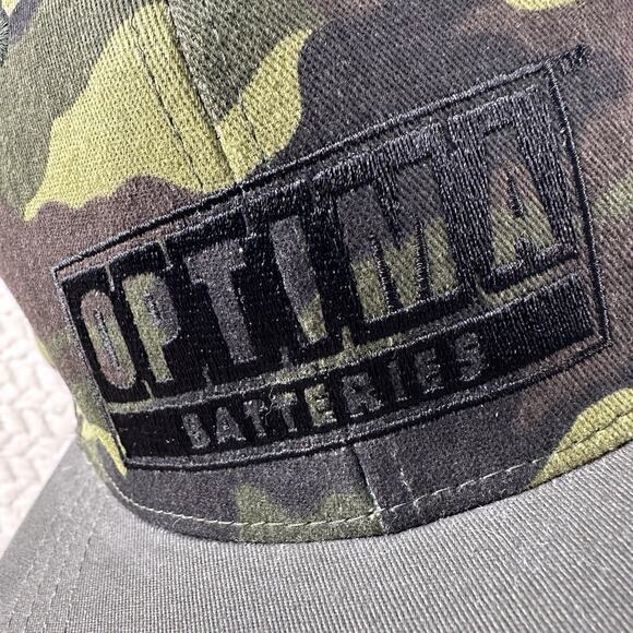 Optima Battery’s Adult Size Stretche Fitted Size L-XL Camo Cap Hat - Picture 5 of 11